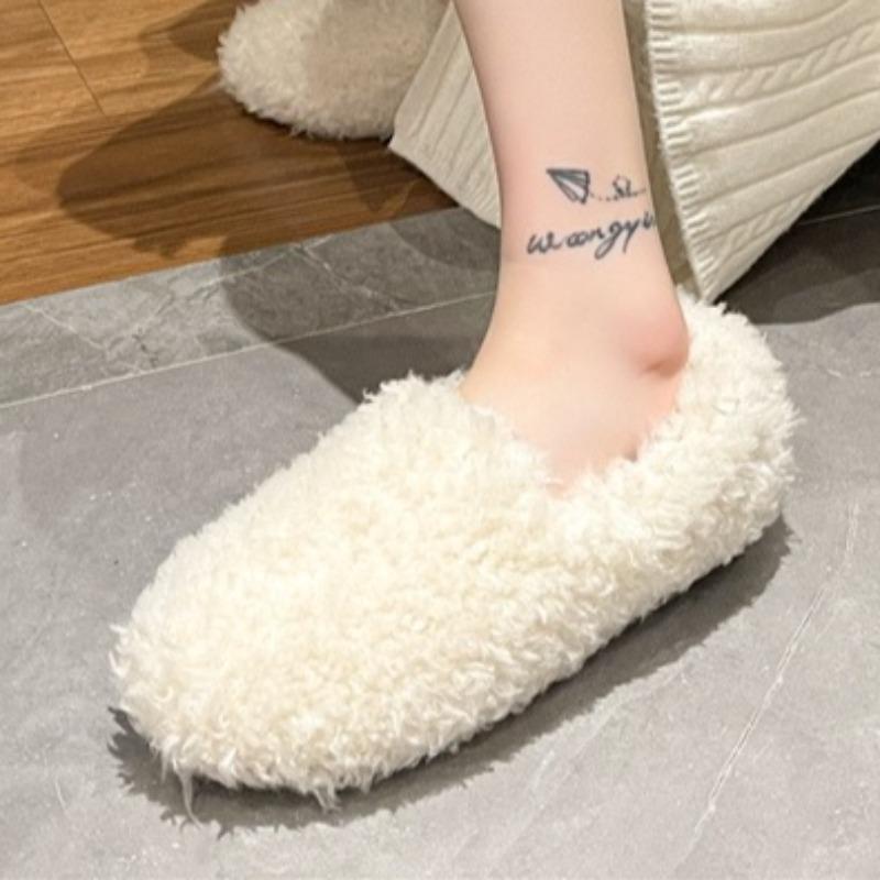 Fashion Fluffy Women Flats Shoes Winter Designer Comfortable Soft Shoes 2025 Fashion Casual Sneakers Elegant New Walking Mujer Zapatos