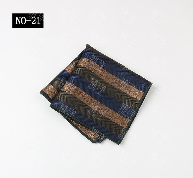 Men'S Handkerchief Square Towel Polyester Cashew Flower Suit Pocket Towel Dress Square Towel