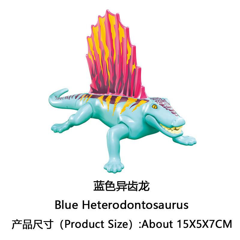 DIY Building Blocks Dinosaur Tyrannosaurus Rex Backbone Dragon Triangle Swift Raptors Triangle Dragon Toys for Children Gfits