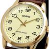 CaSio Analog Quartz Men S Watch Mtp V001gl 9b Gold Cream Yellow
