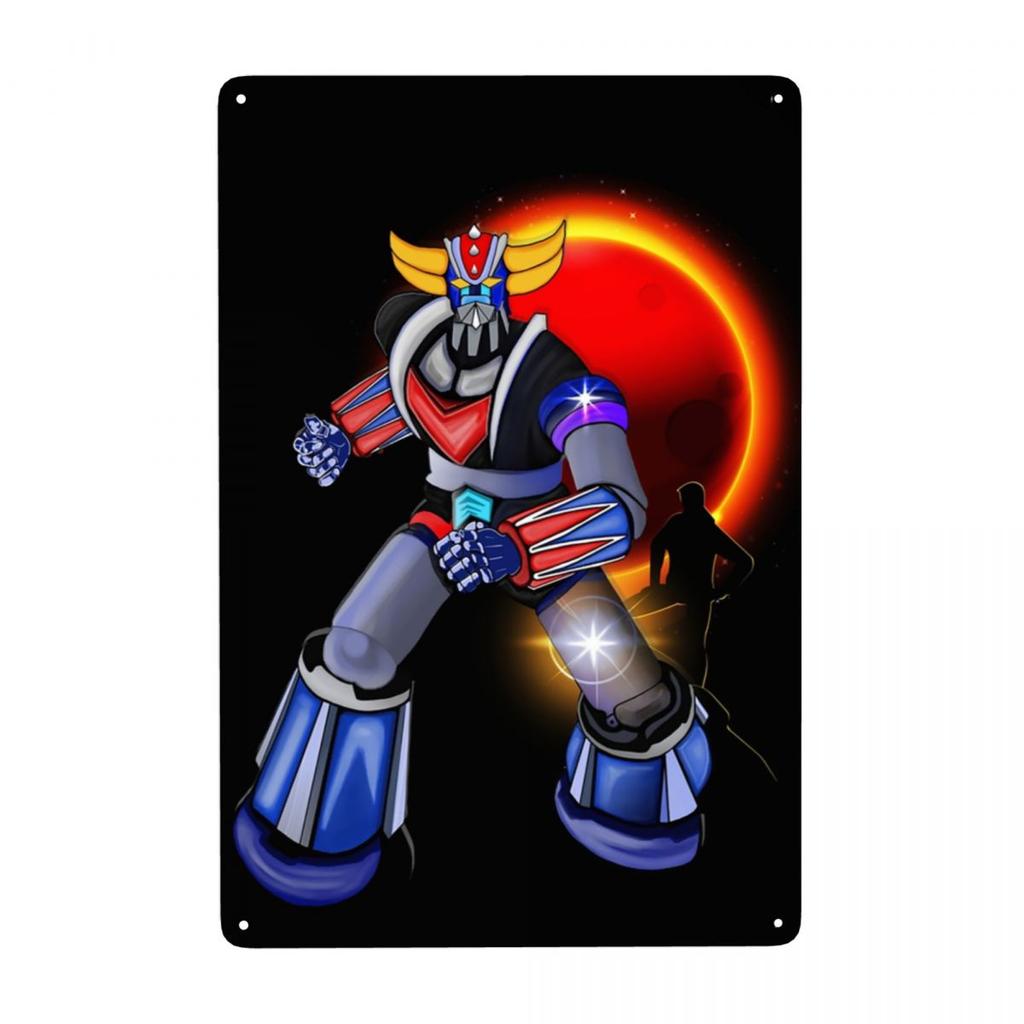 Segno Metallica Retro Goldorak Grendizer Actarus Personalizzato Robot UFO Goldrake Targhe in Latta Decorazioni Murali Ristorante Decorazioni Arte