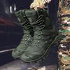 Men's Plus Size High-Top Tactical Combat Boots - Non-Slip Desert Outdoor Footwear
