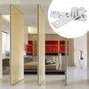 2 piezas Bisagra Pivotante Giratoria de 360 Grados Bisagra Giratoria para Puerta de Acero Inoxidable 75 mm de Longitud Pivote Excéntrico