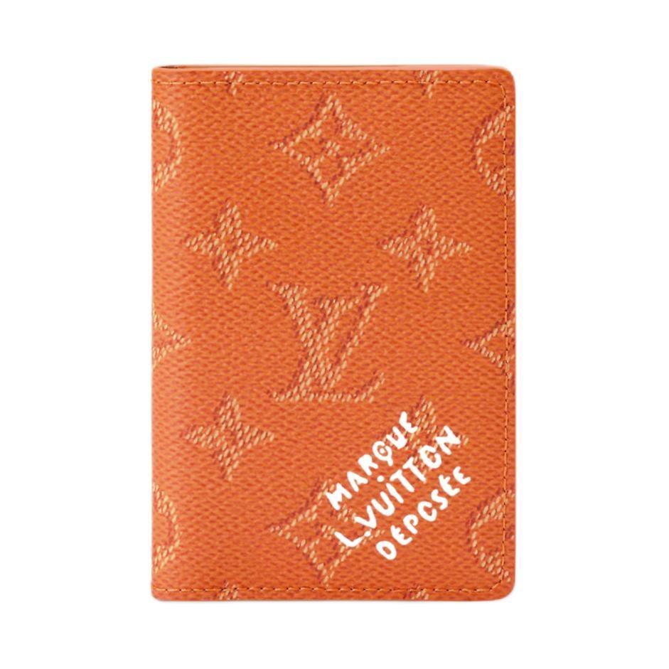 LOUIS VUITTON Pocket Organizer Coated Canvas