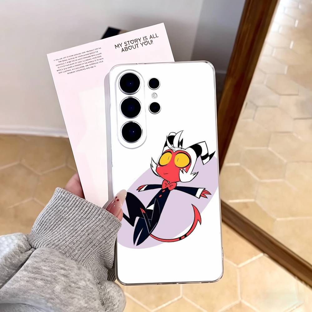 Helluva Boss Moxxie  Phone Case For Samsung S25,S24,S21,S22,S23,S30,Ultra,S20,Plus,Fe,Note,10,9,5G Transparent Cover