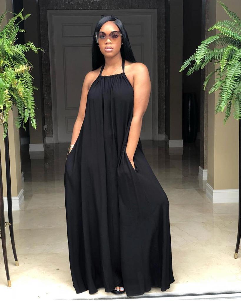 Bohemian Candy Color Sleeveless Sling Dress for Women