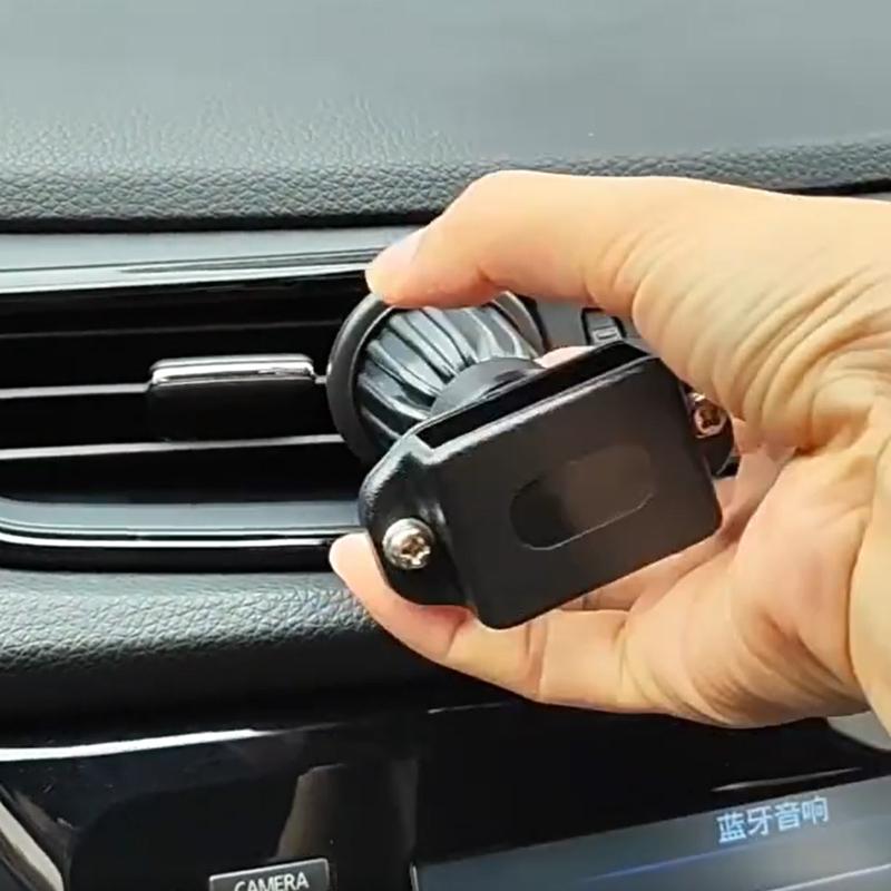 Adjustable Car Air Vent Clip Mount Holder For Talkies One Hand Operation Anti Vibration Design ABS Construction