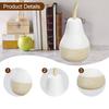 Wood Fruit Figurine Sculpture Decoration Crafts Versatile Fruit Statue Ornament for Countertop Office Anniversary