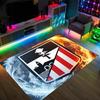 Athletic Bilbao Football Design Crystal Velvet Carpet Cozy Non?Slip Printed Rug For Bedroom Living Room Entrance