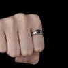 Retro "Horus Eye" Adjustable Open Ring For Men Women Silver-plated Copper Gothic Punk Edgy Jewelry Indie Accessories Niche Gift