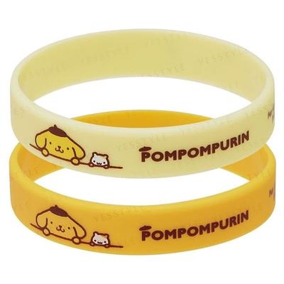Skater - Sanrio Pompompurin Insect Repellent Silicone Ring Bracelet