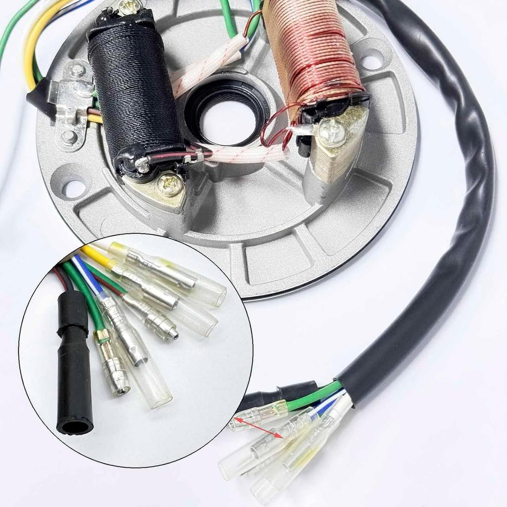 2 Coil Ignition Magneto Stator Plate for 50 70 90 110 125cc ATV Quad Dirt Kick B