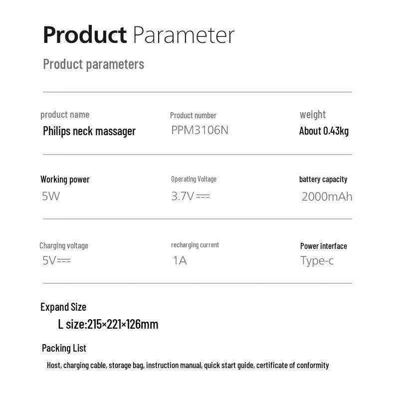 Philips U-Shaped Neck & Shoulder Massager