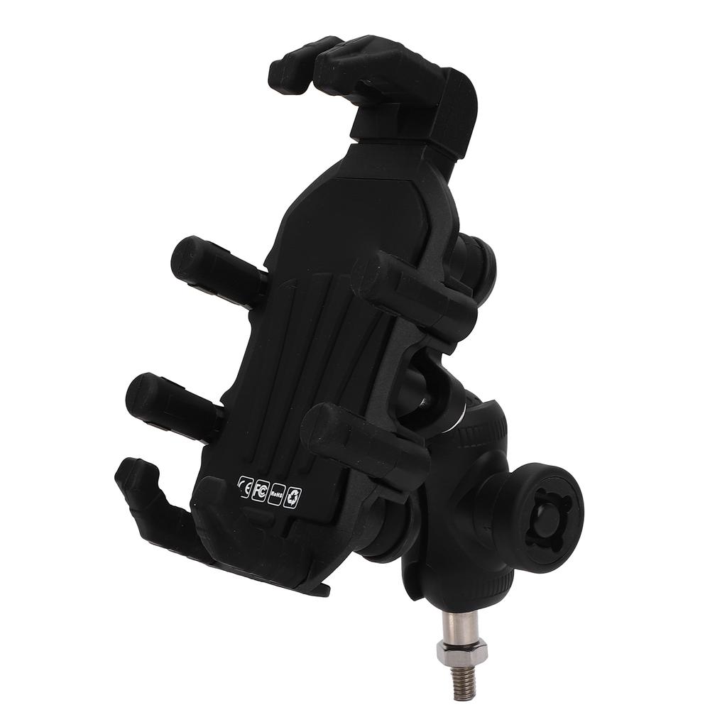 Motorrad-Handyhalter 8 Krallen 360 Grad Verstellbare Handy-Halterung Lenkerhalterung mit Vibrationsdämpfer