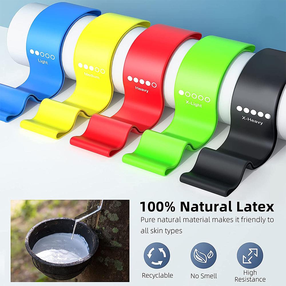 Elastic Bands for Fitness Resistance Bands Exercise Gym Strength Training Fitness Gum Pilates Athletic Crossfit Workout Equipm Practical Use
