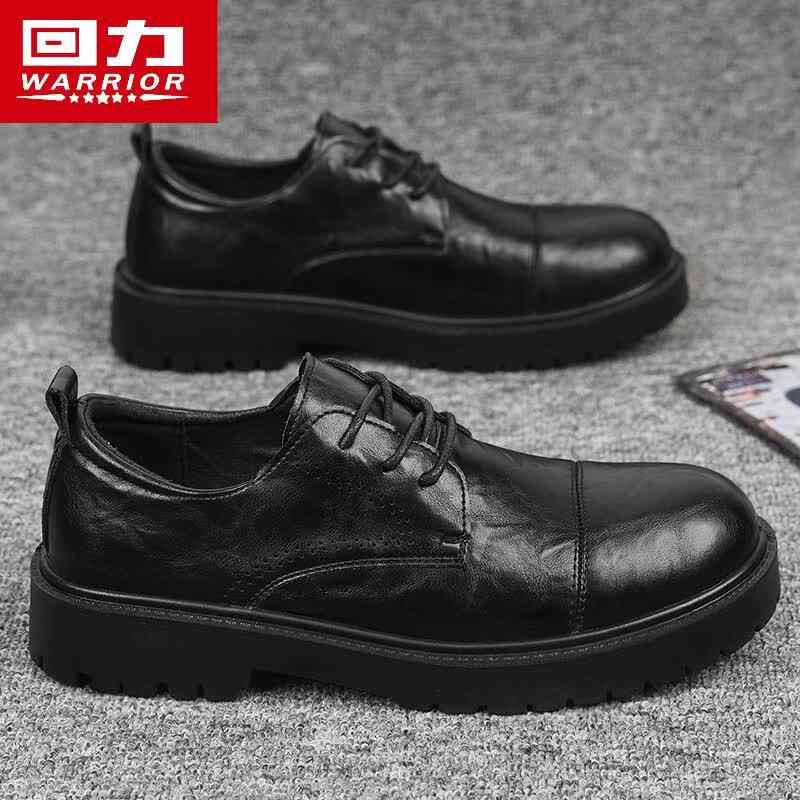 

Warrior Men s 2026 Summer Formal Casual Derby Leather Shoes 41