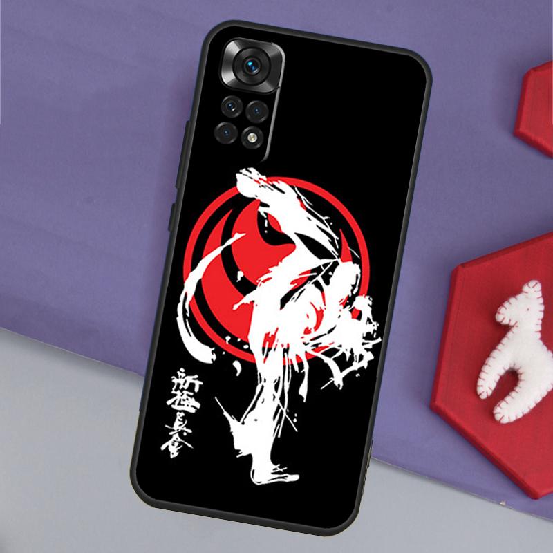 Oyama Kyokushin Karate Case For Xiaomi Redmi Note 12 11 10 9 8 Pro 9S 10S 11S 12S Redmi 12 9C 10C 12C Phone Cover Redmi Note 8T
