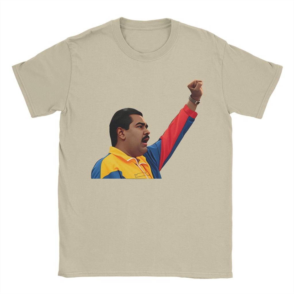 Mens Tshirt Venezuela Captures Scene Maduro 2026 Summer Luxury Fashion Retro Cotton Tshirt Round Neck Printed Street Wear Y2K