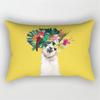 Yellow Geometric Rectangle Pillow Decorative Pillowcase Living Room Cushion Cover Simple Fashion Home Accessories