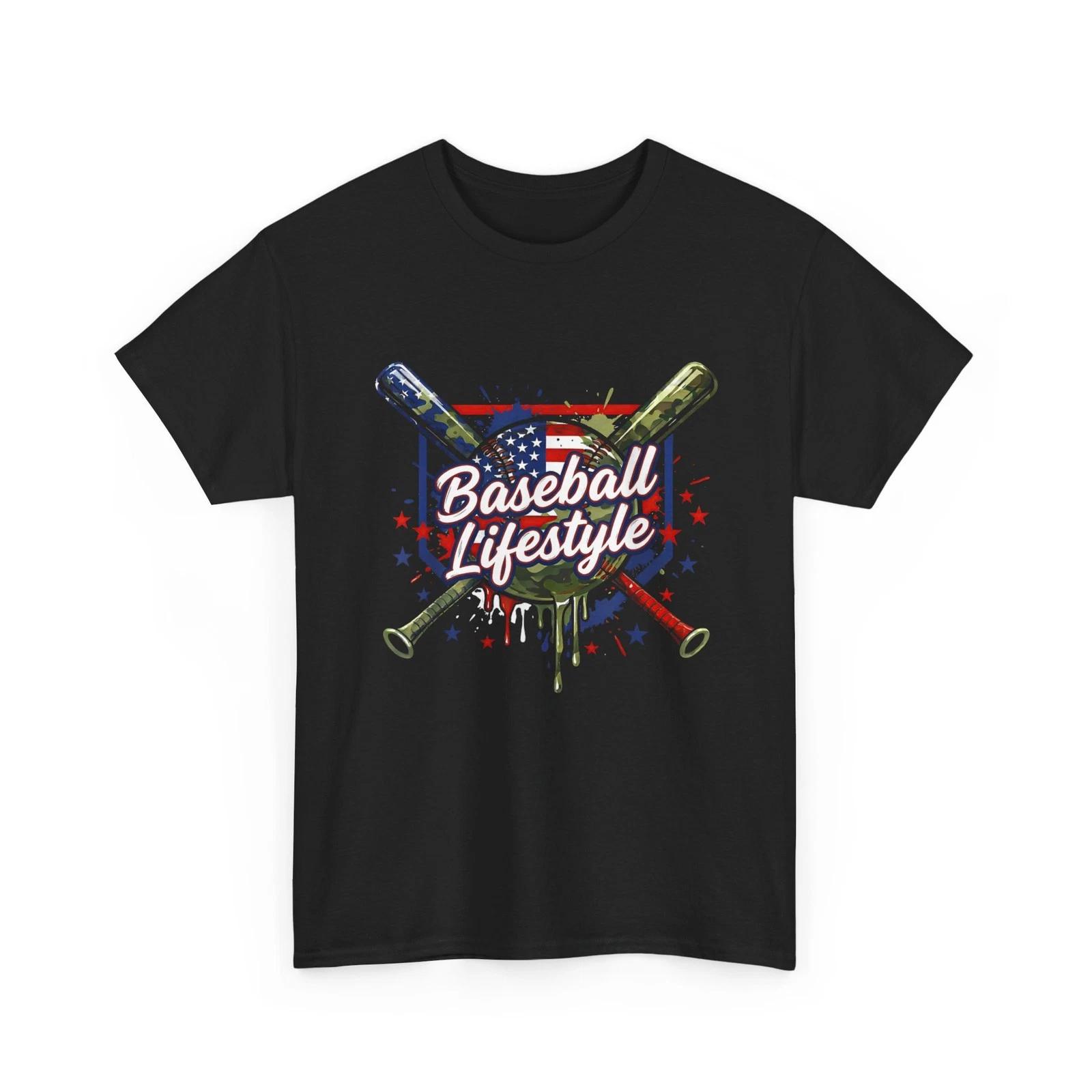 Baseball Drip Ice Cream Camo Shirt, Baseball Player Sports Lovers Shirt XXL