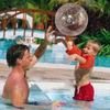 Inflatable Glitter Beach Ball Pvc Floatable Confetti Beach Ball Toy For Swimming Pool Beach Party