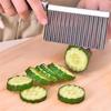 Potato Wavy Edged Knife Stainless Steel Kitchen Gadget Vegetable Fruit Cutting Peeler Cooking Tools kitchen knives Accessories