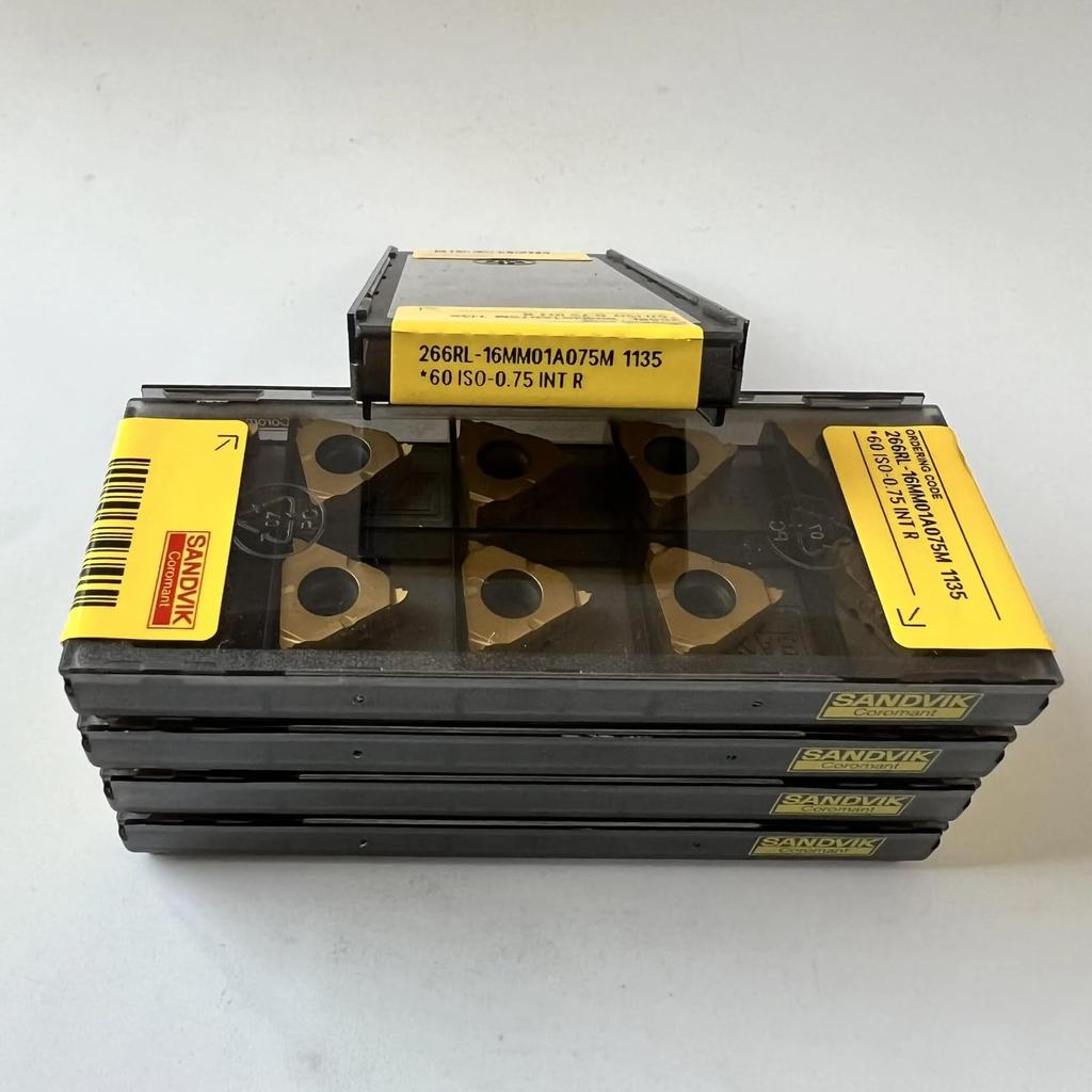 Original Sandvik / 266RL-16MM01A075M 1135 /CNC lathe carbide blade 10 Pcs