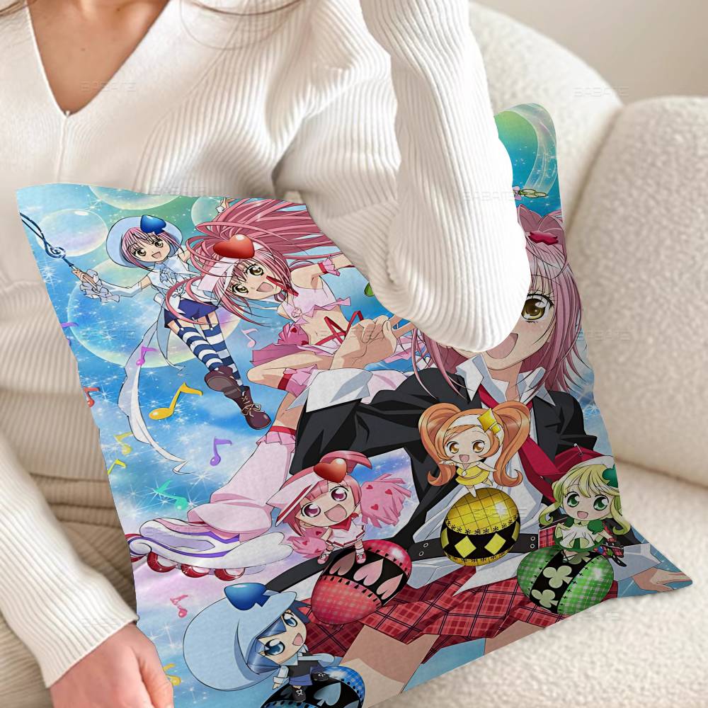 Shugo Chara Japan Anime Cushion Cover Polyester Sofa Cushions Decorative Throw Pillows Home Decoration Pillowcover