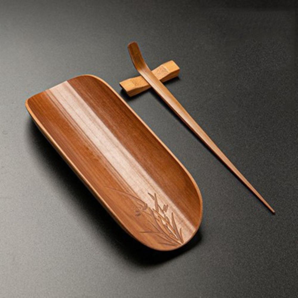Traditional Tea Tool Set Chinese Tea Scraper Cha Ze Tea Rack  Home