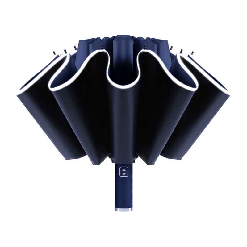 Automatic Large Folding Umbrella for Men & Women, Dual-Use for Sun and Rain, UV Protection