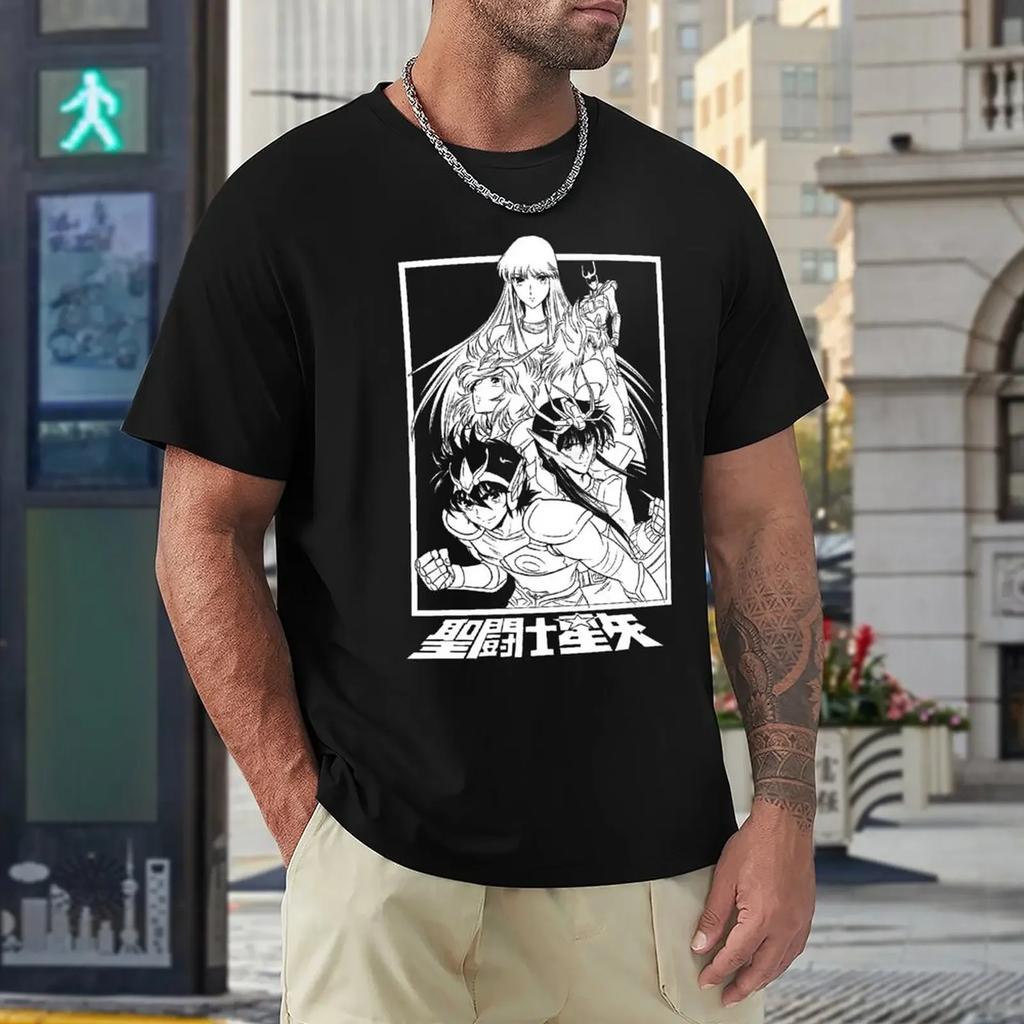 SAINT SEIYA Classic For Sale Round Neck T-shirt Movement Tees Top Quality Funny Novelty Travel USA Size