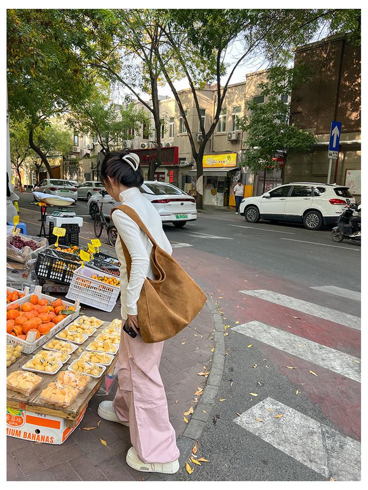 2025 Trendige Damen Einfarbig Umhänge Schulter Tragetasche