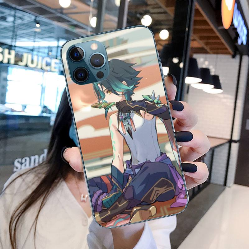 Genshin Impact Phone Case For Iphone 11 12 13 Pro Max 5s 6s 7 8 Plus X Xr Xs Max Se 2020 13 Mini Case Cover