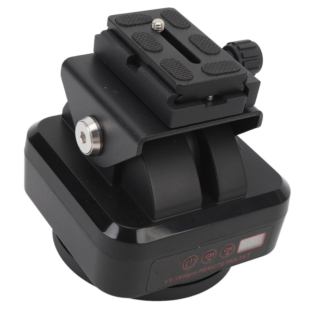 YT 1500pro Remote Control Pan Tilt Head 360 Degree Motorized Rotating Panoramic Head for Smartphones DSLR Cameras