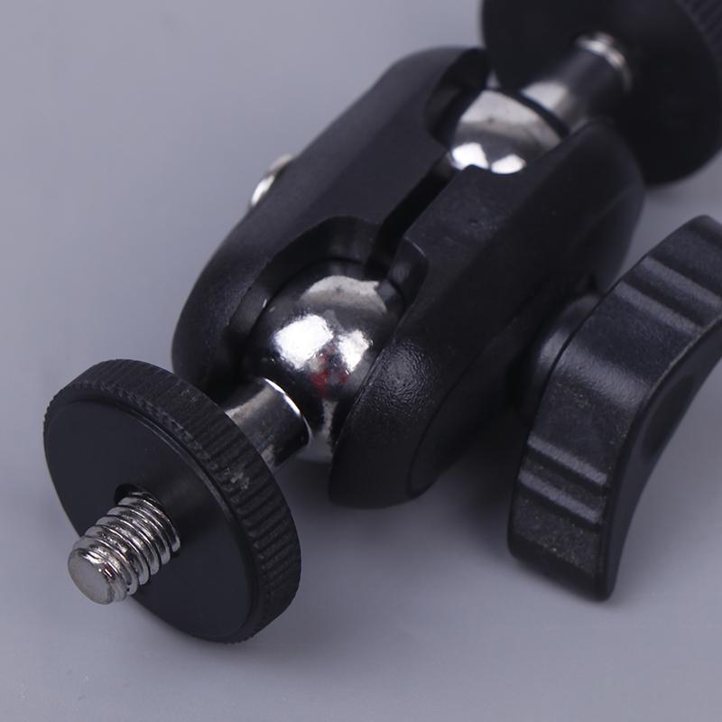 Stainless Steel No-Drill Adhesive Mount, M6 Screw Base With 1/4" Interface For Mobile Surveillance Camera Bracket Easy Install