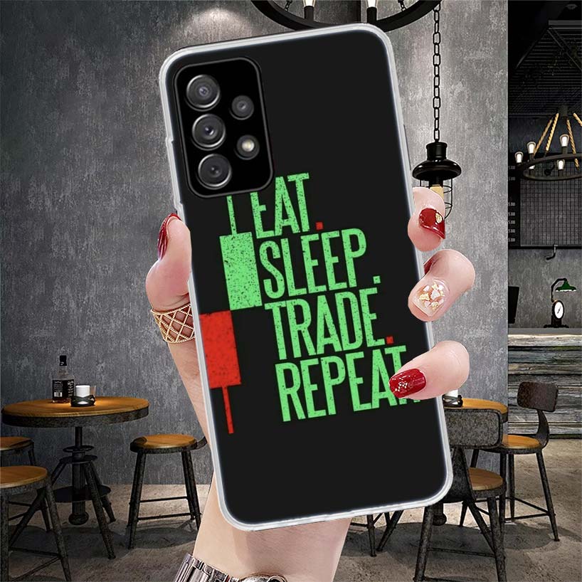 

Trade Investment Forex Stock Market Soft Phone Case For Samsung Galaxy S22 S23 S24 S25 Edge S26 Ultra S20 FE S21 Plus + Fundas C Samsung S24