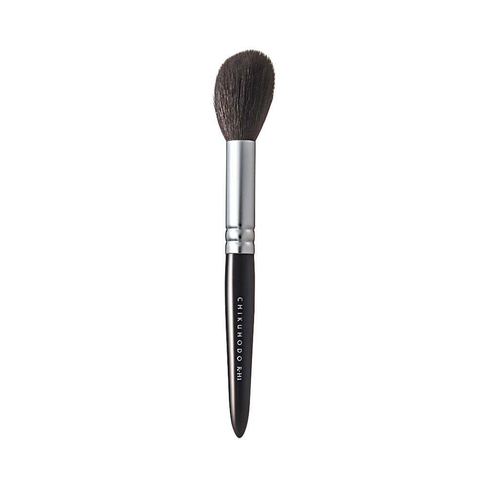 Kumano Makeup Brush (Makeup Brush) Chikuhodo Regular Series Highlight Brush, Sokoho R-H1 Black Line