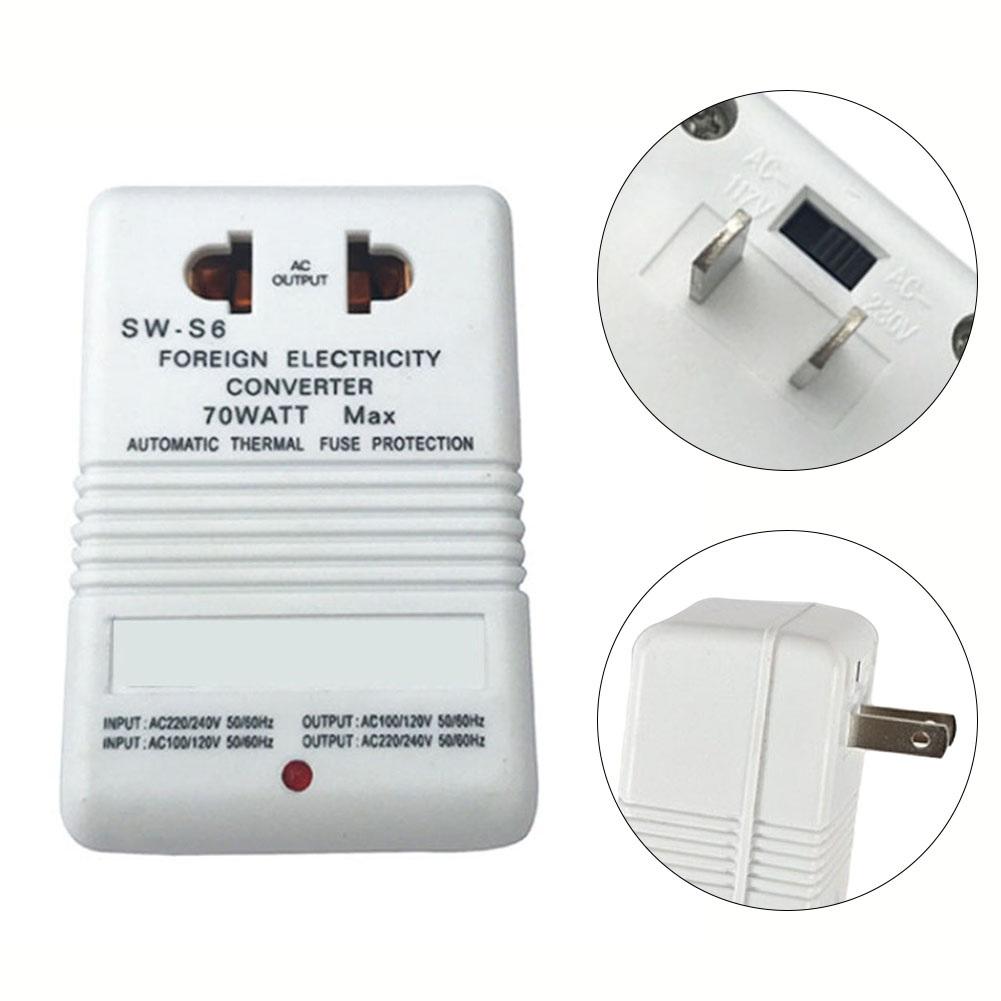 Step Up & Step Down Voltage Converter Transformer 70W 110V to 220V and 20V to 110V for Low Power Devices and Travel Convenience