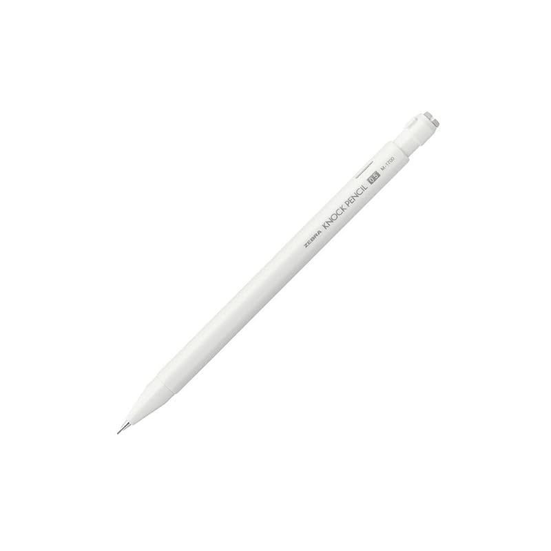 

Zebra (ZEBRA) knock pencil M-1700 0.5mm MA117-W white
