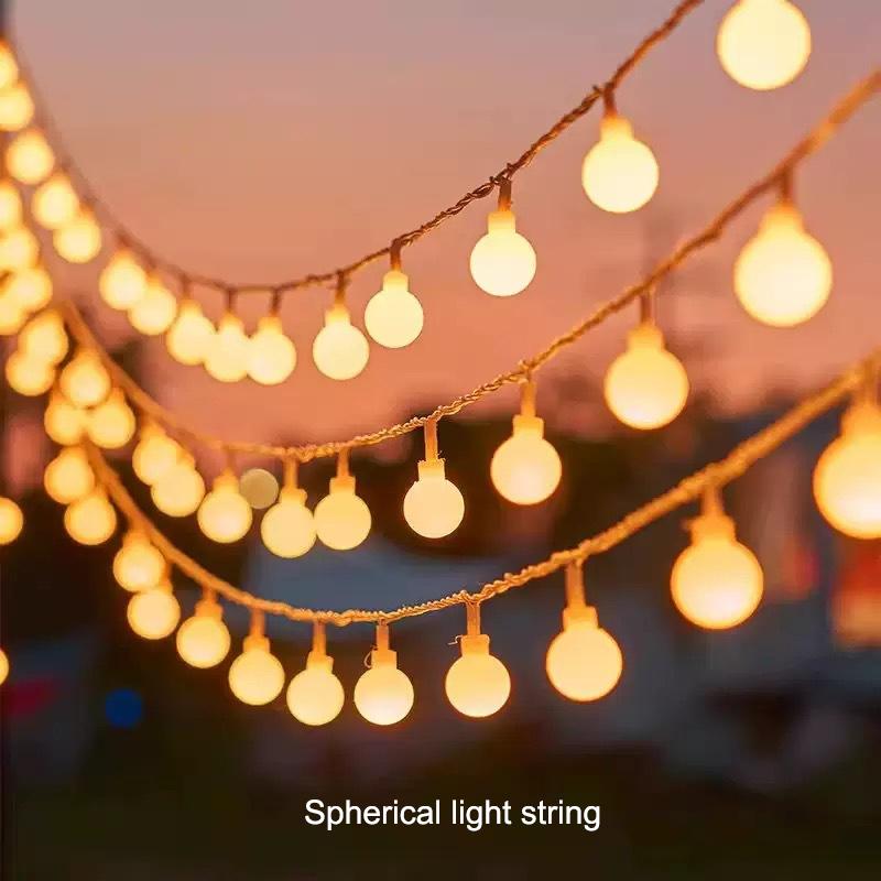 LED string ball star lights, small colorful lights, Christmas string lights, decorative lights
