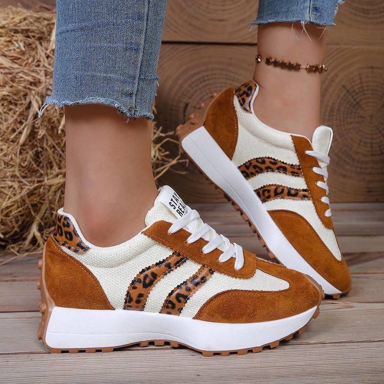 2025 Women's Plus Size Slim Waist Dad Sneakers - Thick Sole Casual Sports Shoes for Spring/Summer