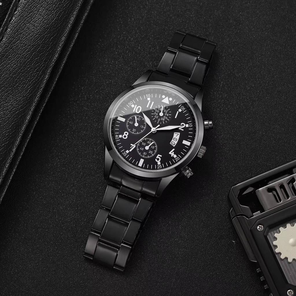 Luxury Mens Calendar Quartz Watch Fashion Men Business Wristwatches Reloj Hombre