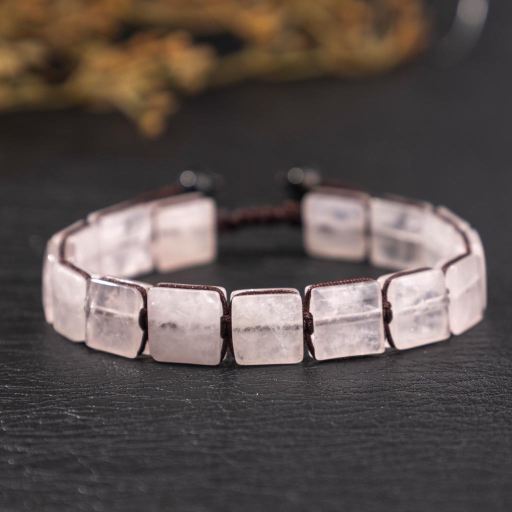 Crystal bracelet, natural amethyst bead, bracelet, natural stone, adjustable wristband,Christmas gift, Valentine's Day gift, girlfriend gift