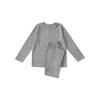 Peach Loungewear Set – Grey