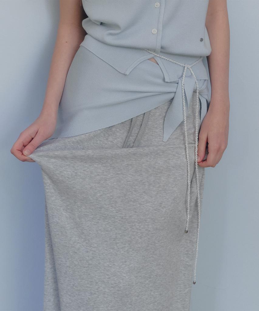 Teuwi Heco Studded Banding Long Skirt