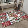 Santa Snowman Friendship  Carpet, Kitchen Rugs, Yoga Mat, Non-Slip Mats, Rug for Bathroom, Living Room bedroom, Camping Rugs Christmas Gift