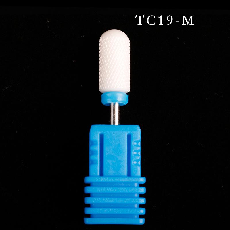 Ceramic Nail Grinding Head - Corn Bullet Rocket Shape for Electric Nail Grinder