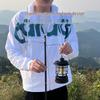 Jun Kai Wei Outdoor Ultralight Aluminum Alloy Tri-fold Portable Camping Table Lamp Stand
