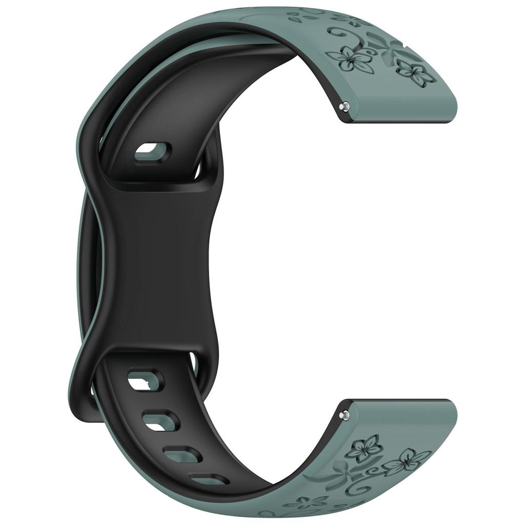 18mm 20mm 22mm Women Silicone Engraved Bracelet for Huawei GT6/GT5/GT4 41mm GT5Pro 46mm Band for Samsung Galaxy FE 7 6 40mm 44mm Active 2 Strap