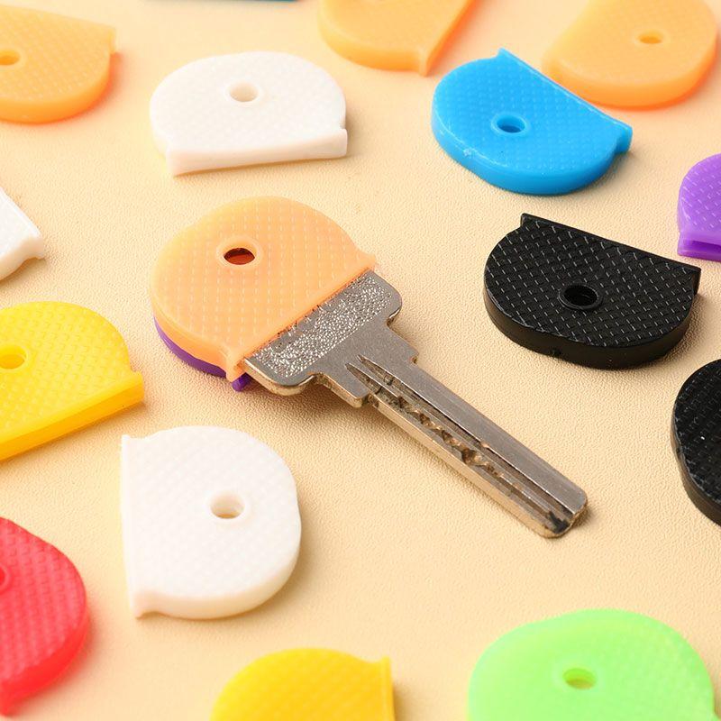 32Pc Schlüssel Kappe Tag Label Id Silikon Codierung Farbe Schlüssel Kennung Abdeckung Gemischte Farbe